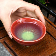 Load image into Gallery viewer, china tea cup Kiln-changed teacup ceramic Tianmu glaze rabbit hair Jianzhan bowl-shaped teacup host cup single cup tea bowl personal cup tea cup
