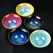 Load image into Gallery viewer, china tea cup Kiln-changed teacup ceramic Tianmu glaze rabbit hair Jianzhan bowl-shaped teacup host cup single cup tea bowl personal cup tea cup
